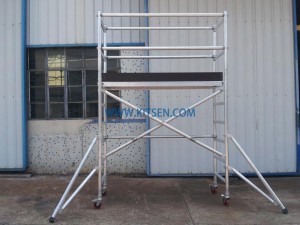 Andaime móvel dobrável em alumínio